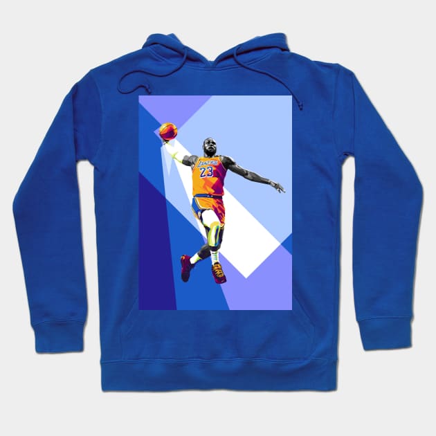 Lebron James Dunk WPAP Pop Art illustration Hoodie by godansz